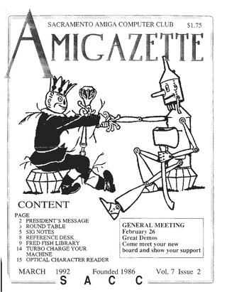 AmigaZette - 1992-03 cover